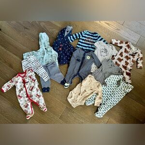 12 pieces bundle lot, 3 months baby clothing bundle lot (12 pieces total) 👶